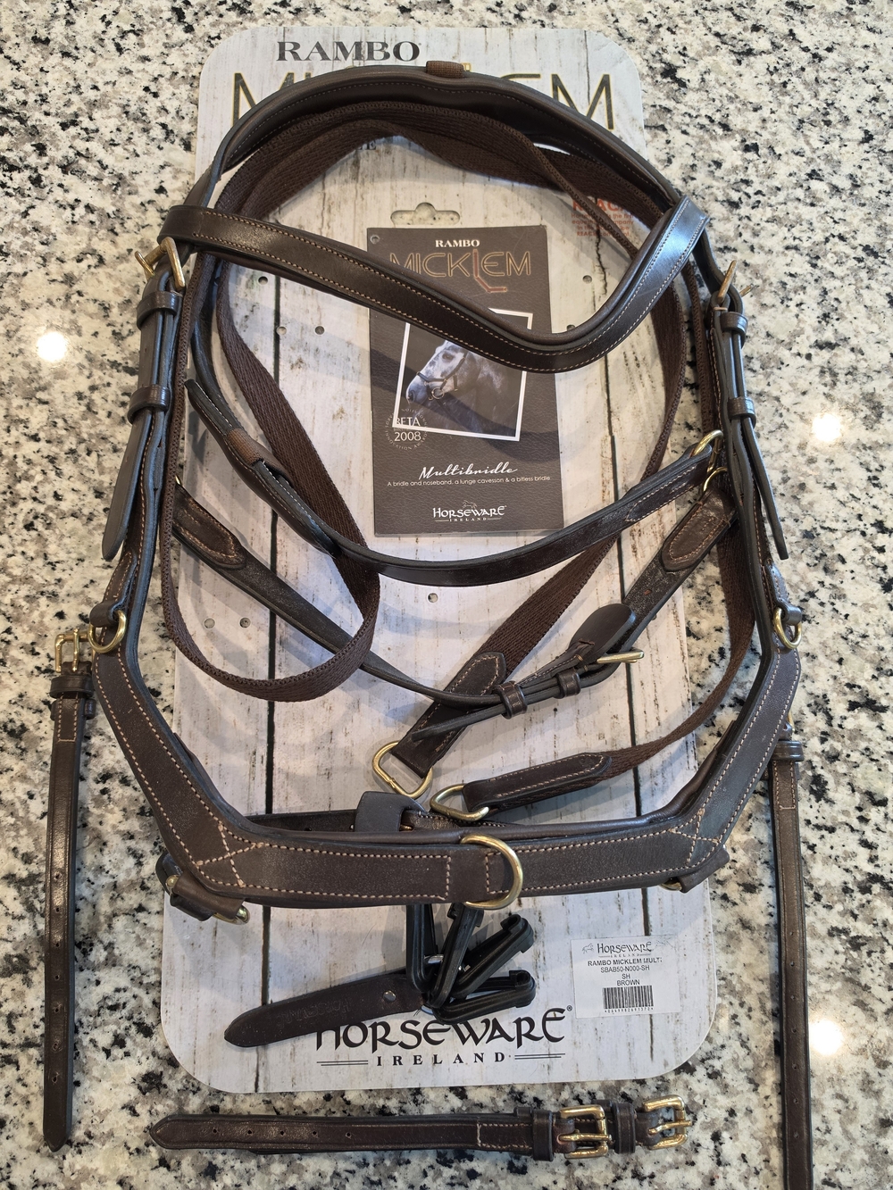 Horseware Micklem 2 Multi Bridle - Full, Brown